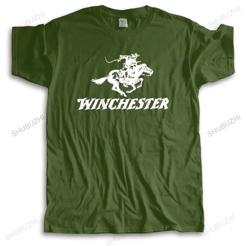 Mode New Winchester Gewehr und Schrotflinten Logo Herren schwarz cool T-Shirt Größe benutzer