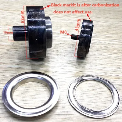 100 Sätze 25/30/40mm Ösen Installation werkzeug Metall nieten Matrize Tülle Zelt Seil Loch Schnalle