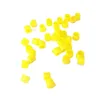 100 stücke SMA Staub Kappe Schutzhülle 6mm Gelb Farbe für SMA Buchse Wholeslae Preis