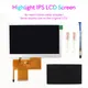 4 3 Zoll psp ips lcd Highlight-Bildschirm anzeige kein Flach band kabel adapter für Sony PSP Konsole