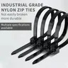 Nylon-Kabelbinder Selbstsicher nde Kunststoffdraht-Kabelbinder Set-Kit Kabelbinder 3*150 3*200 4 *