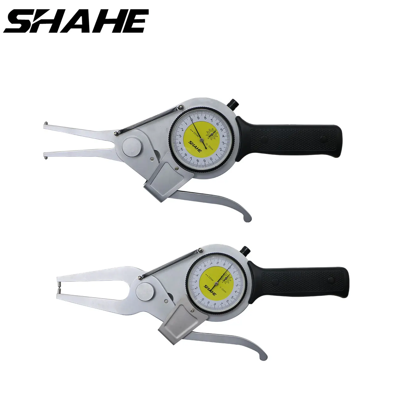 SHAHE Inside Outside Snap Gauge 0,01 mm Zifferblatt Interne Messschieber Messwerkzeuge Image