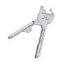 Mini Messer Unboxing Messer Schrauben dreher Multi Tool 6 in1 Edelstahl Utili-Key Schlüssel ring