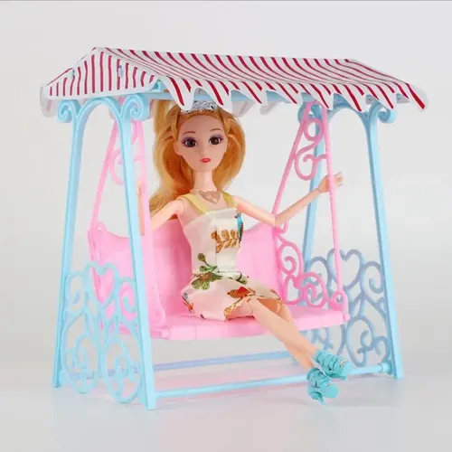 Mode für barbie schaukel Ankunft Puppe Zubehör Schaukel für Barbie Pretend Spielen Spielzeug für