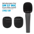 2PCS Windschutz Schaum Schwamm Winddicht Mic Schild Für SHURE SM57 SM 57 LC 57LC SM57LC Mikrofon