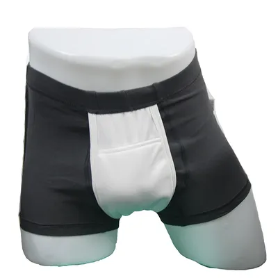 Männer der inkontinenz slip Weiche Wiederverwendbare Waschbar Unterwäsche Inkontinente Hosen für Image