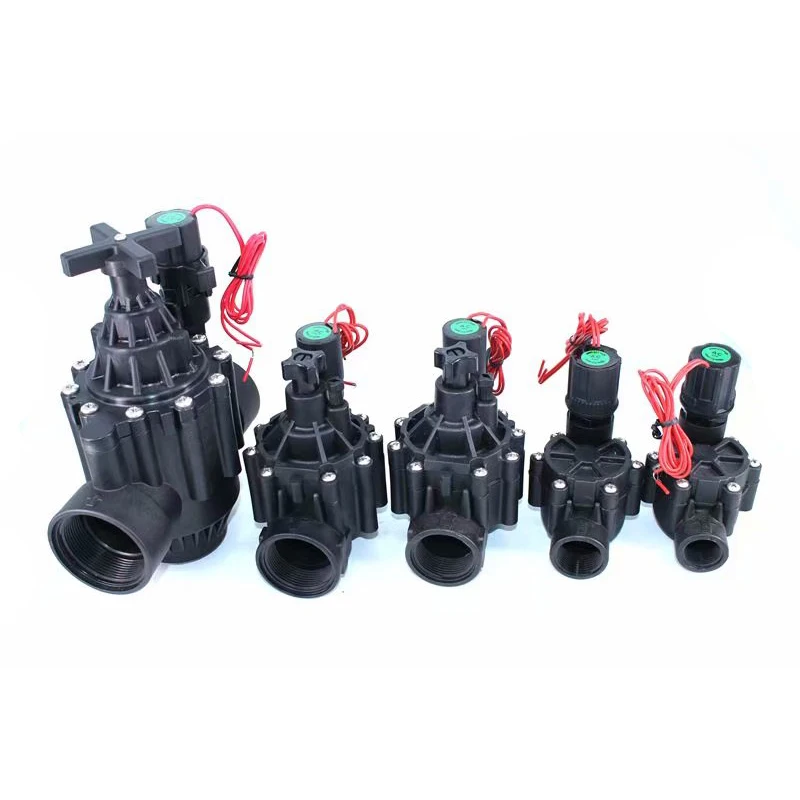 3/4 "1" normal Geschlossen Magnetventil Wasser 220V 12V 24V Nylon Ventil Für Bauernhof Garten landschaft Bewässerung Image