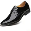 2022 neu herren Qualität Patent Leder Schuhe Weiß Hochzeit Schuhe Größe 38-48 Schwarz Leder Weichen Mann Kleid schuhe