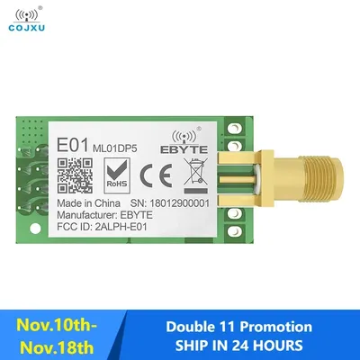 SPI nRF24L01 PA LNA 2,4 GHz Rf-Modul E01-ML01DP5 2,5 km große Reichweite 20 dBm IoT Rf Sender