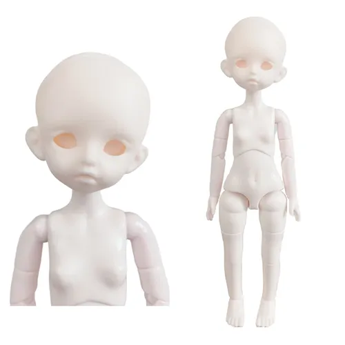Neue DIY süße bjd Puppe 30cm Puppen kopf oder ganze Puppe Make-up Puppe Kopf Mädchen Puppe Spielzeug