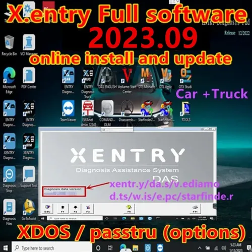 Neue 2023 09 x Entry Voll software Diagnose software 2023 09 x Entry das vediam.o dts w i.s epc