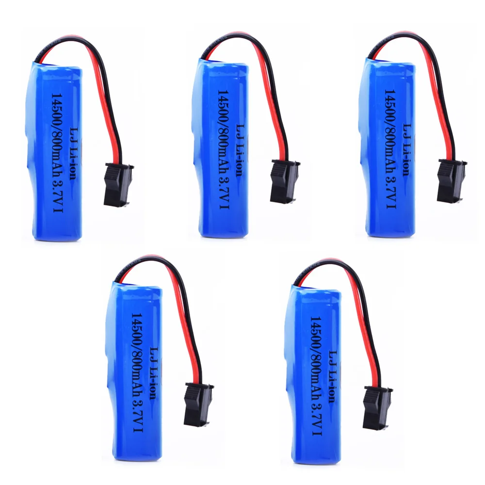 3,7 V 800 mAh 14500 Batterie Für RC SPIELZEUG Lipo Batterie Für C2 D828 spielzeug zubehör hubschrauber auto Baot tank Gun Lkw Züge teile