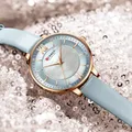 Neue CURREN Frau Uhr Top Luxus Marke Elegante Damen Quarz Armbanduhren mit Lederband Charming Design