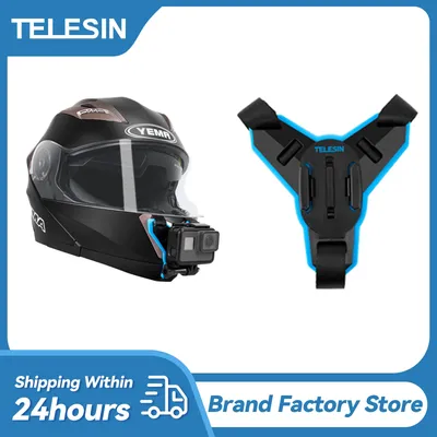 Teinin motorrad helm gurt halterung für gopro 12 hero 11 10 9 8 7 schwarz insta360 one r dji action