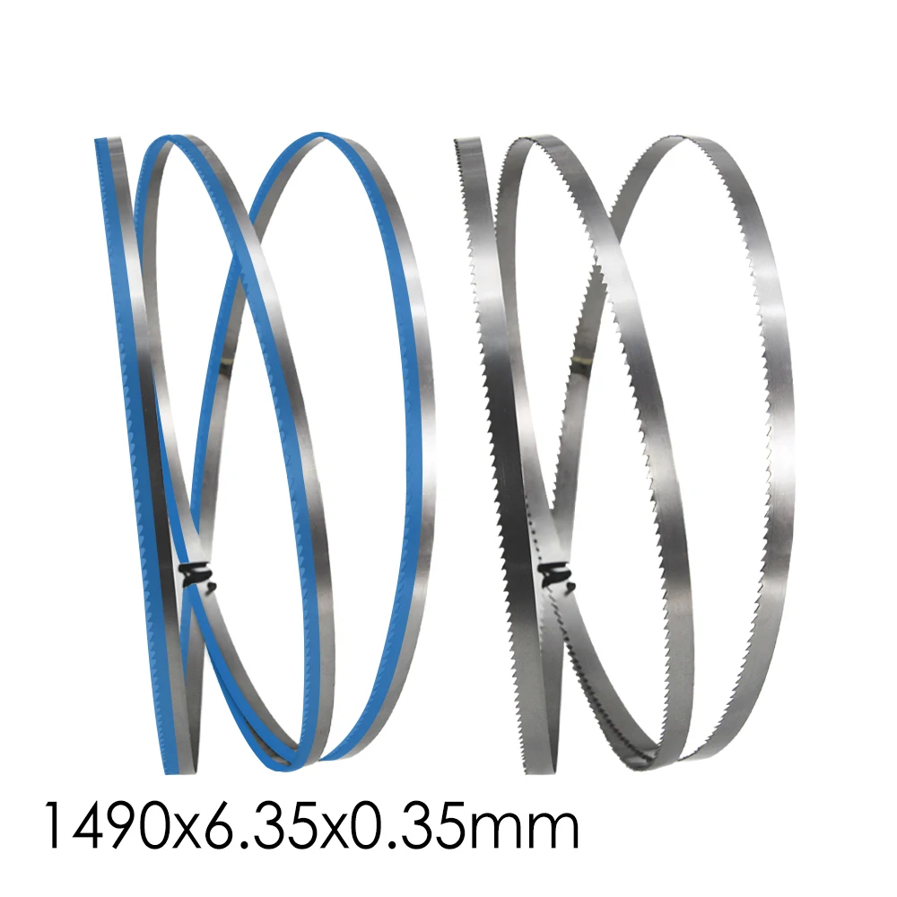 2PCS 1490mm Sägebänder 1490x 6,35x0,35mm TPI 10 Power Werkzeug Zubehör für Scheppach BASA 1,0 lumberjack BS200 Holz Band Sah Image