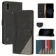 Für Motorola Moto E7 Power Case Business Style Leder Handy hülle für Funda Moto E7 Power Flip Cover