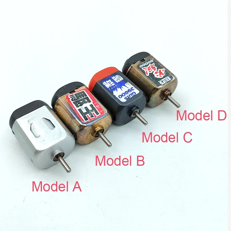 Micro 130 Hobby Elektromotor 1V-3V 2V 2,4V Kleiner Mini-Gleichstrommotor für DIY RC Spielzeug 4WD Slot Tamiya Rennwagen mit Kühlloch