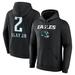 Men's Fanatics Branded Darius Slay Jr. Black Philadelphia Eagles Wordmark Player Name & Number Pullover Hoodie