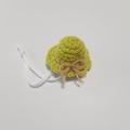 HOMEMAXS Mini Hamster Hat Hand Knitted Small Animals Hat Mini Knitted Hat Tiny Cute Hat with Adjustable Strap