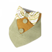 New Pet Triangle Scarf Dog or Cat Saliva Towel British Triangle Scarf Gentleman Bow Bib Pet Costume Accessories for Small Medium Large Dogs Cats Pet (Green L)