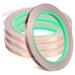 FRCOLOR 4 Rolls Copper Tapes Conductive Copper Foil Tapes Self Adhesive Electrical Tapes 20 meter/roll