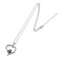 HOMEMAXS Pet Puppy Necklace Heart-shaped Pendant Pet Cat Dog Necklace