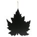 BESTONZON Wooden Chalkboards Hanging Message Board Maple Leaf Shaped Display Chalkboards