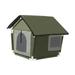 FITYLE Foldable Cave House Pet House Foldable Detachable Outdoor Pet Shelter Pet Sleeping Bed for Cats and Small Dogs Home Courtyard