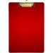 Coolnut Red Solid Color Clipboard Acrylic Standard A4 Letter Size Clip Board with Low Profile Clip for Office Classroom Doctor Nurse and Teacher 12.5 x9