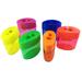 FRCOLOR 12pcs Pencil Sharpener Two Hole Pencil Sharpener Creative Stationery School Prize for Children Kids (Random Color)