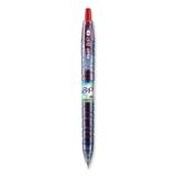 Pilot BeGreen B2P Fine Point Gel Pens - Fine Pen Point - 0.7 mm Pen Point Size - Refillable - Retractable - Red Gel-based Ink - Plastic Barrel - 12 / Box