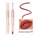 Pudaier European and American multi-color lipstick lip pen does not fade double-headed lipstick lip line pen