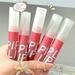 PIPL lip glaze velvet matte student niche brand waterof sweat white lipstick high color value lip mud