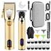 Shinysix Hair Clippers Cordless Barber Hair Cutting Machine Kit Haircut Grooming Set LEDs Digital Display