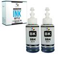 CMYi Compatible Epson 664 / T664120 EcoTank Black Ink Bottle 2-Pack