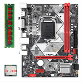 B75-H Desktop Motherboard +I3-2130 CPU +1X4G DDR3 1600MHz RAM LGA 1155 USB 3.0 SATA 3.0 Computer Motherboard