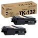 TK132 TK-132 1T02HS0US0 (Black 2 Pack) Toner Cartridge Replacement for Kyocera FS-1028mfp(1102H92US0) FS-1128mfp(1102JN2US0) FS-1350dn(1102H42US0) Toner Kit Printer