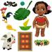 Moana Disney Animators Collection Mini Doll Play Set â€“ 5