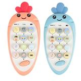BESTONZON 2Pcs Baby Cell Phone Toy with Music Early Learning Educational Toys for Toddlers
