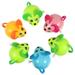 6pcs Wind-up Mouse Toys Funny Plastic Mouse Cartoon Clockwork Toy Birthday Gift for Kids Children (Mixed Color)