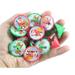 48 Christmas Spinning Tops - Bulk Set of 48 - Small Festive Holiday Party Favor Toys