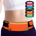 Running Bag Waist Bag Sports Phone Bag Men Women Running Jogging Cycling Belt Bag Orange