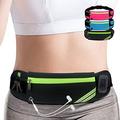 Men Women Fashion Waist Pack Running Jogging Cycling Phones Sport Running Waterproof Belt Waist Bag Black