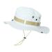 Lisingtool Hats for Women 2023 Bucket Hat Wide Brim Sun Hat Boonie Hats Fishing Hiking Outdoor Hats for Men and Women Cowboy Hat White