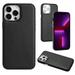 Jiahe Cover for iPhone 14 Pro Lightweight PU Leather Caseï¼ŒHybrid Shockproof Premium Leather Materia Anti-Scratch Protection Cover Case black