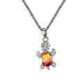 KIHOUT Turtle Necklace 925 Sterling Silver Opal Sea Turtle Necklace for Women Turtle Gifts for Women Girls Hawaiian Beach Opal Turtle Jewelry with Box(Multicolor)