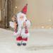 KIHOUT Flash Sales 10.2inch Santa Claus Figurines Standing Santa Statue Miniature Collection Hanging Santa Claus Pendant For Christmas Tree Fireplace Tabletop Centerpieces