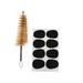HOMEMAXS 1 Set Saxophone Tooth-pad Brush Set Saxophone Accessories (Assorted Color)
