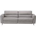 Wohnwert Ledersofa Carisma ¦ grau ¦ Maße (cm): B: 218 H: 82 T: 96 Polstermöbel > Sofas > 3-Sitzer - Höffner