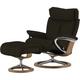 Stressless Relaxsessel mit Hocker Leder Magic S ¦ braun ¦ Maße (cm): B: 78 H: 111 T: 76 Polstermöbel > Sessel > Ledersessel - Höffner